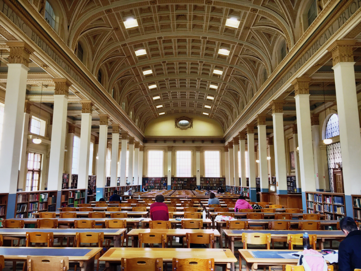 inside view of the barr smith library