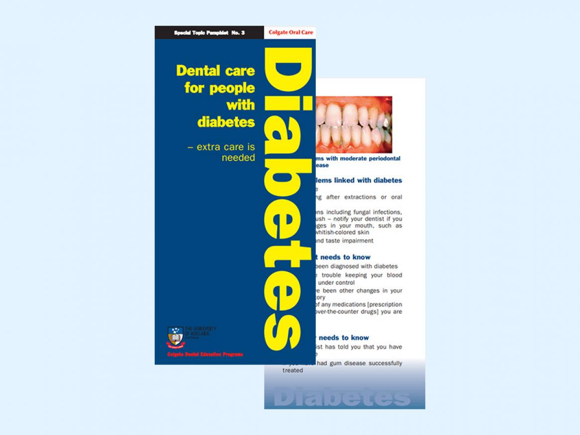 View the patient pamphlet on diabetes