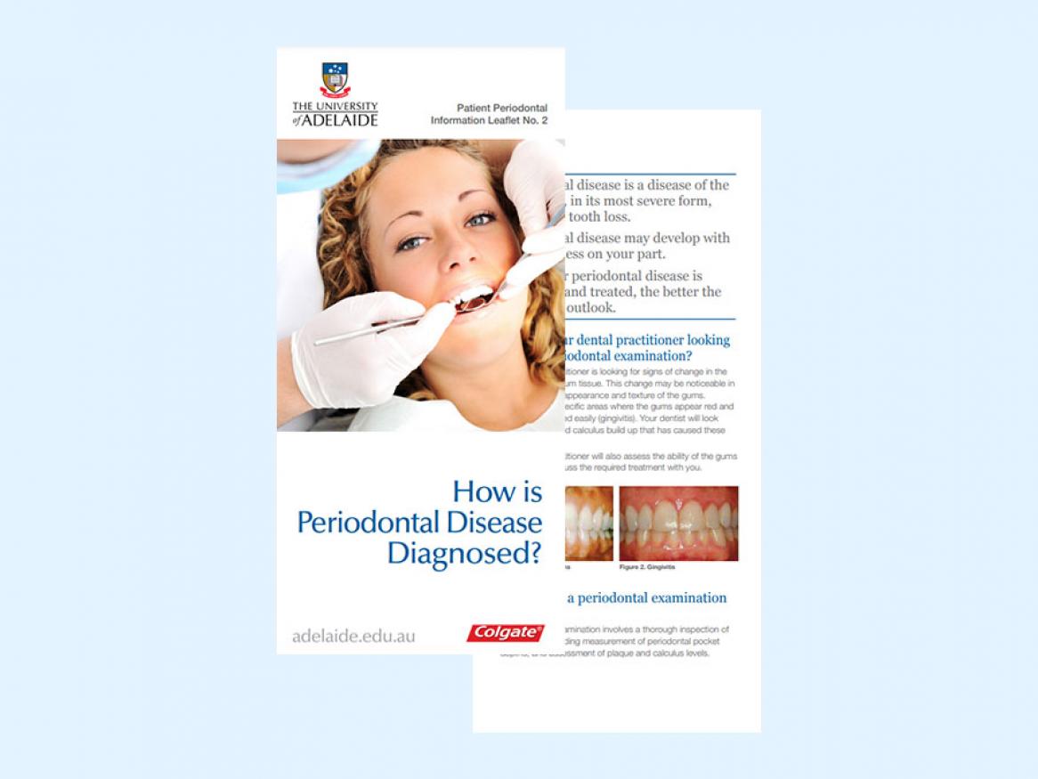 View the pamphlet - How is periodontal disease diagnosed?