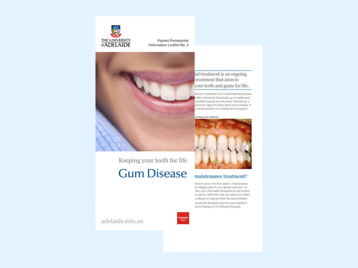 View the pamphlet - Keeping your teeth for life