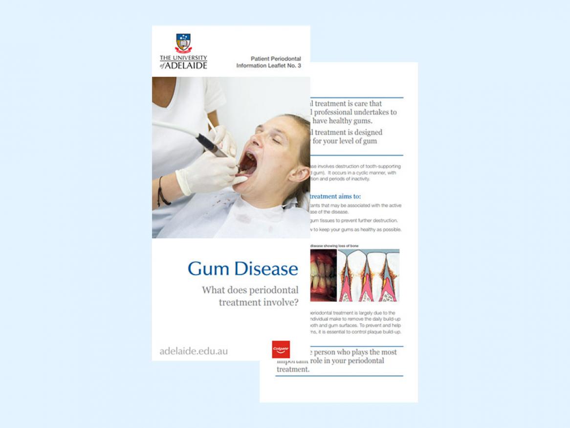 View the pamphlet - What does periodontal treatment involve?