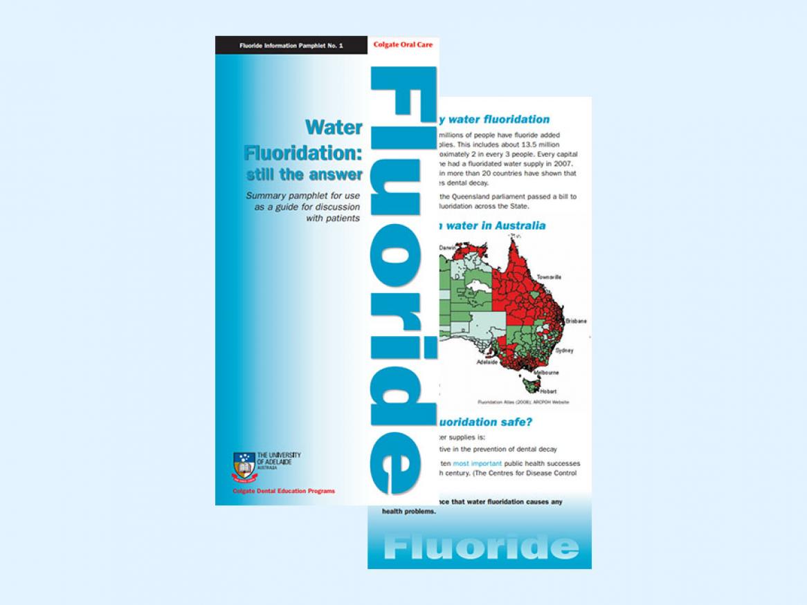 View the pamphlet - water flouridation: still the answer!
