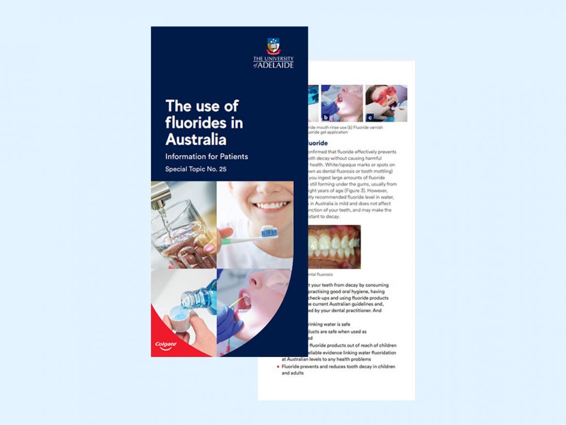 View the pamphlet - use of fluorides in Australia