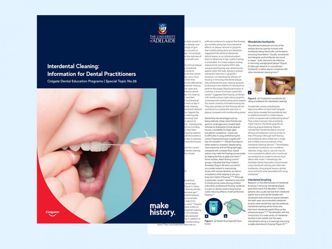View the practice information sheet - interdental cleaning