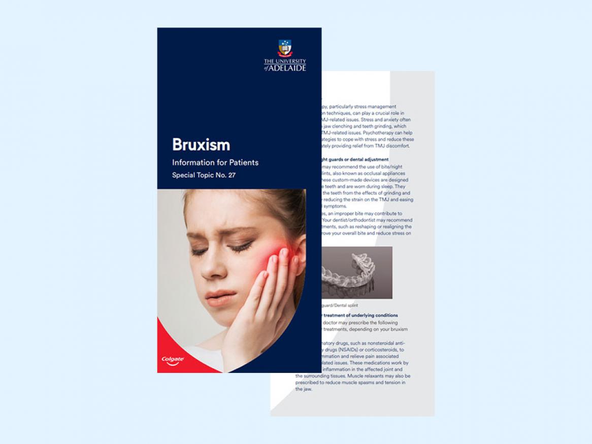 View the patient pamphlet on bruxism