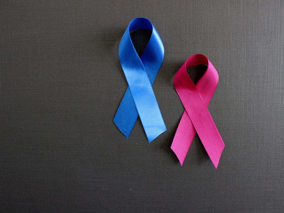 image or blue & pink ribbons