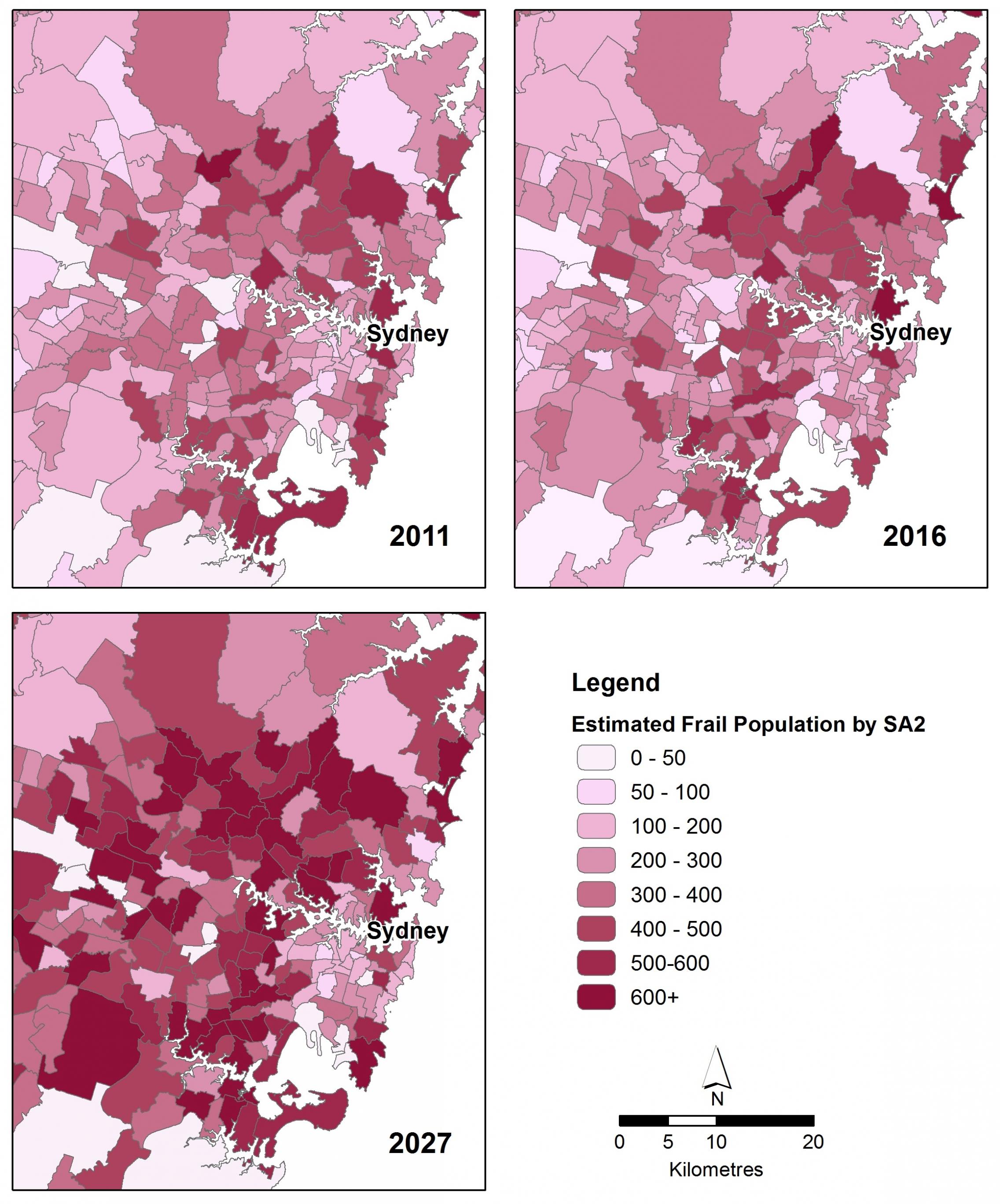 Australia’s current and future frail populations – The frailty web maps