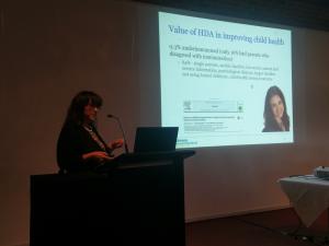 Professor Helen Marshall presenting at the HDA 14th annual Oration