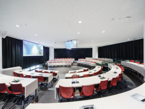 Joe Verco lecture theatre with empty seats