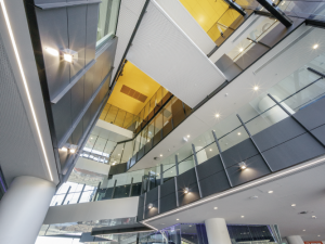 View of the AHMS foyer, looking up 