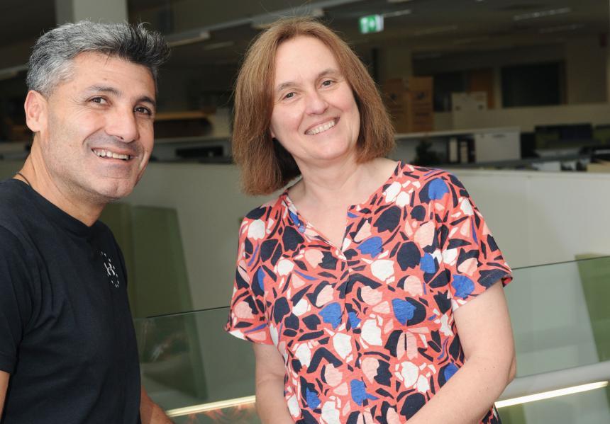 Associate Professor Benedetta Sallustio and colleague
