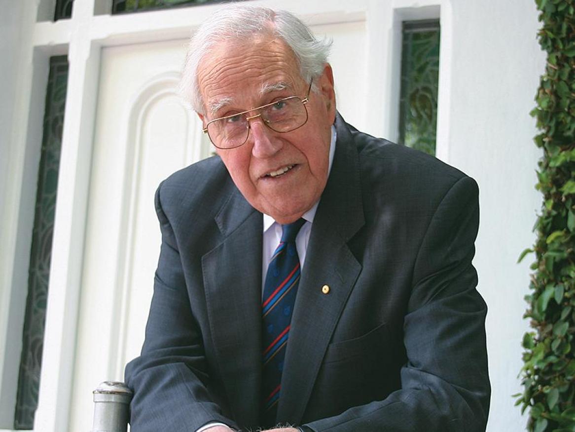 Portrait of Dr Basil Hetzel