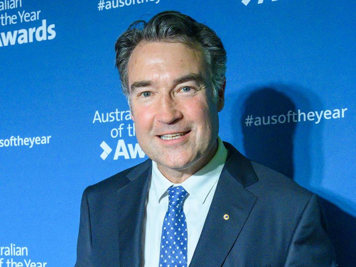Image of James at the Australian of the Year Awards
