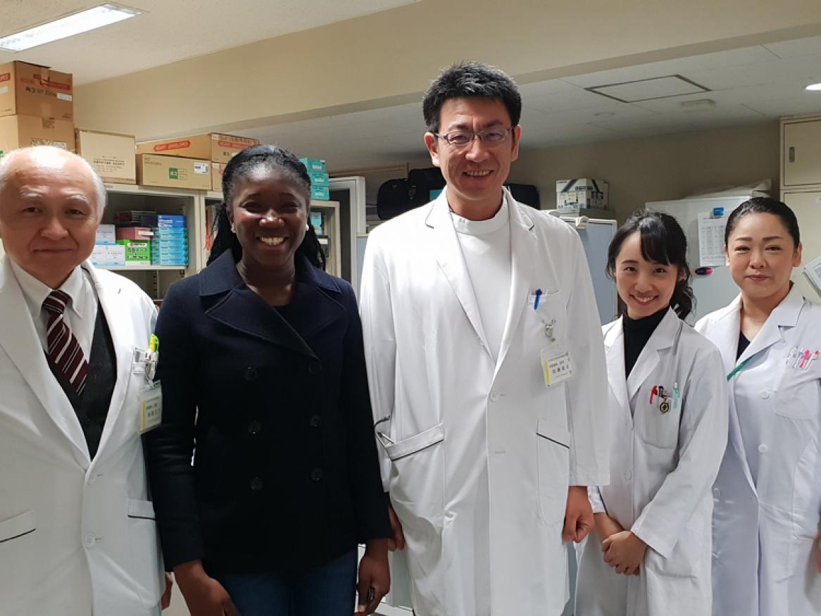 Josephine Hinneh at Nagoya University